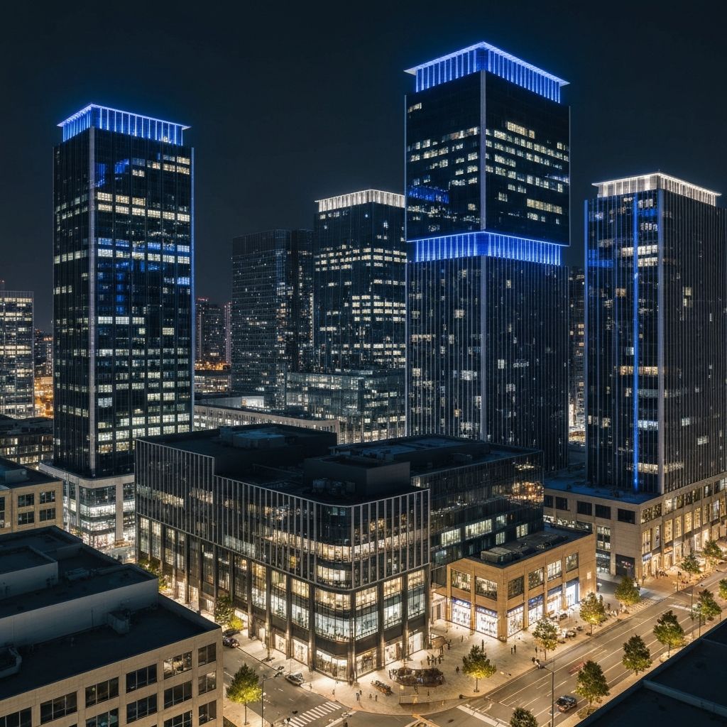 The Giga Zone — proposed compute-anchored mixed-use district